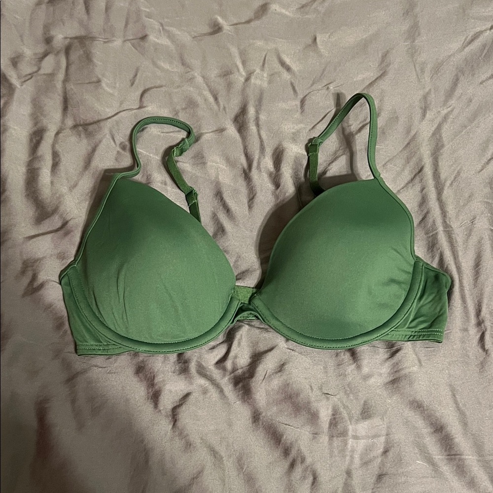 Victoria's Secret Green T Shirt Bra
